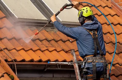 Démoussage et hydrofuge de toiture à Andelat